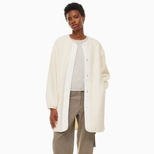 Aritzia Wilfred Free Sherpa Long Liner Jacket XS